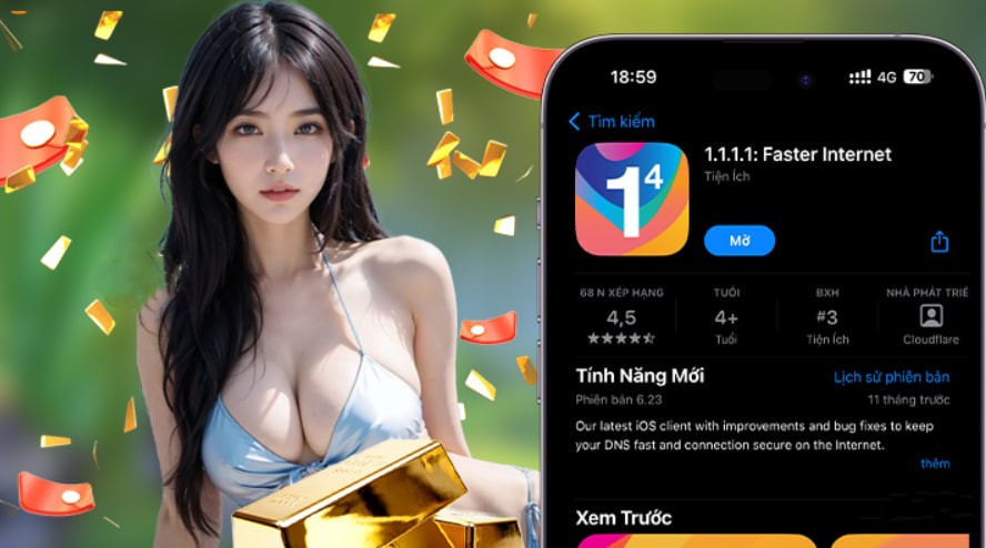 Hình ảnh quảng cáo của k8vn hiển thị nền tảng và các lợi ích